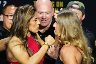 Kayla Harrison’s head coach responds to Julianna Peña’s steroid accusations ahead of UFC 316