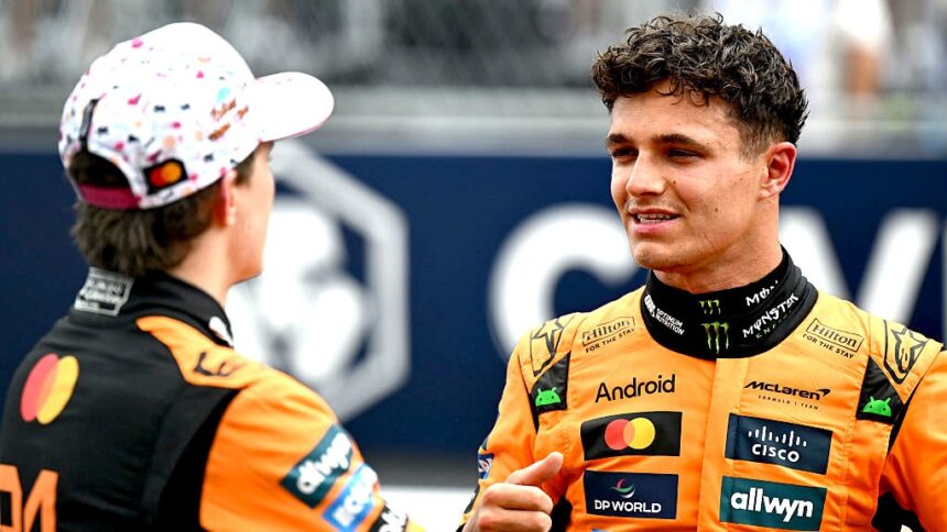 McLaren drivers served opposing luck in Miami Sprint