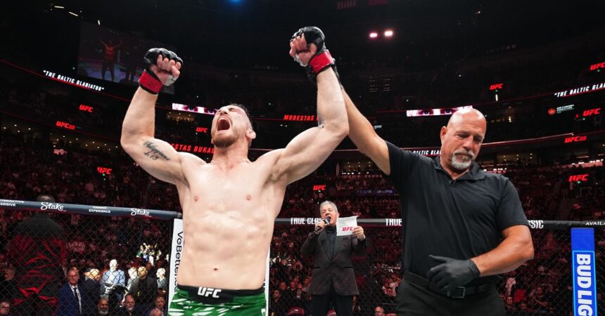 Modestas Bukauskas responds to Daniel Cormier calling his split-decision win ‘trash’ during UFC 315 broadcast