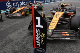 Norris wins chaotic Miami Sprint
