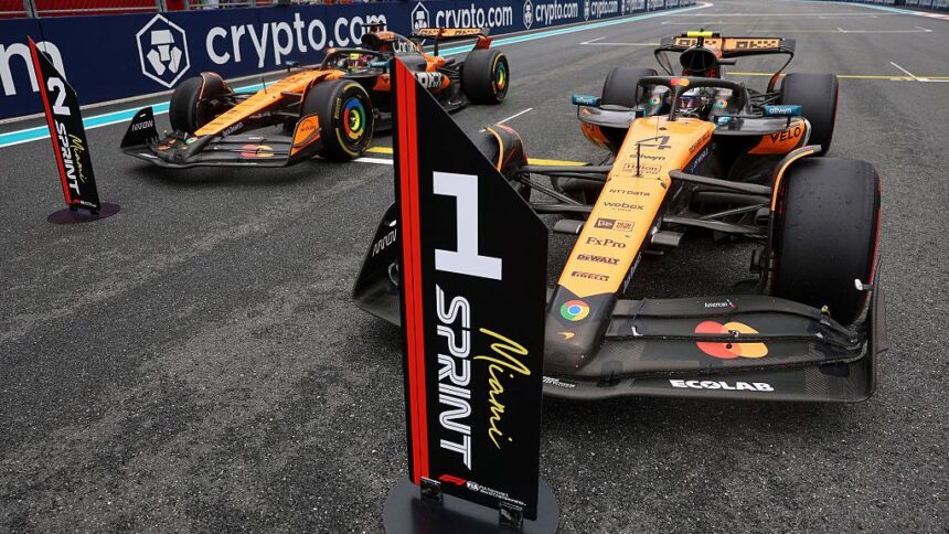 Norris wins chaotic Miami Sprint