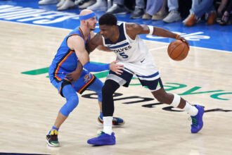 OKC Thunder contain Minnesota Timberwolves to historically low score in first half of WCF Game 5