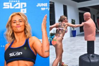 Paige VanZant’s Cheeky Poolside Power Slap Prep - Bikini Slap Sessions