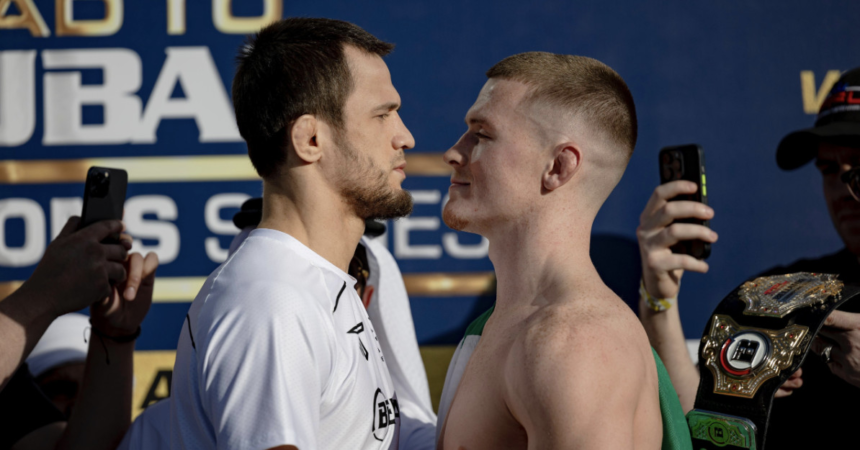 Paul Hughes expected Usman Nurmagomedov to delay rematch as long as possible: ‘He was almost broken in there’