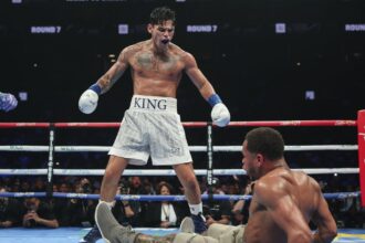 Ryan Garcia and Devin Haney erupt into explosive war of words at pre-fight press conference