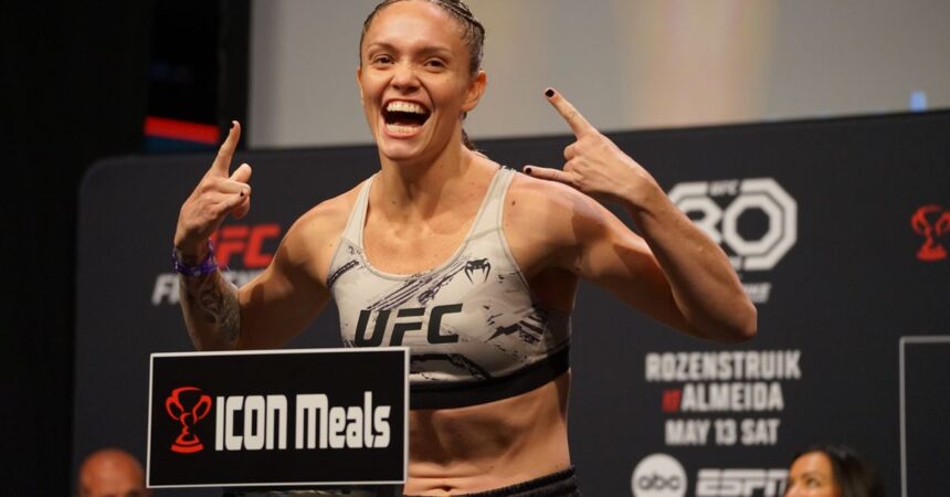 Tainara Lisboa had to learn ‘how to walk again’ in emotional roller-coaster before UFC return