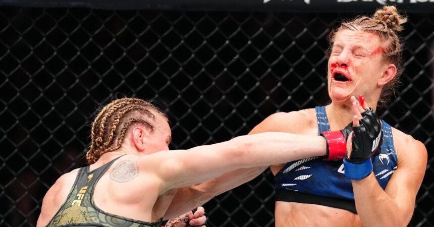 UFC 315 results: Valentina Shevchenko scores knockdown, busts Manon Fiorot’s nose to secure decision win
