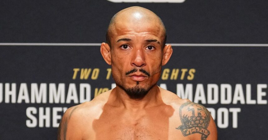 UFC 315 weigh-in results: Jose Aldo struggles lead to change in contracted weight