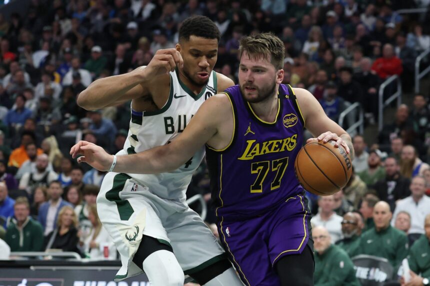 What the LA Lakers trade package for Giannis Antetokounmpo looks like, and how it compares to the Dallas Mavericks