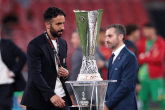 “I will not quit” – Manchester United boss Ruben Amorim after Europa League heartbreak (Video)