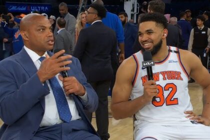Charles Barkley questions Karl-Anthony Towns over foul trouble in the playoffs