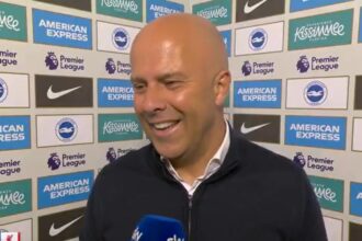 “What do you think?” – Liverpool boss Arne Slot reluctant to speak about Jeremie Frimpong transfer (Video)
