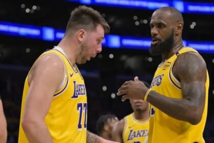 LeBron James and Luka Doncic