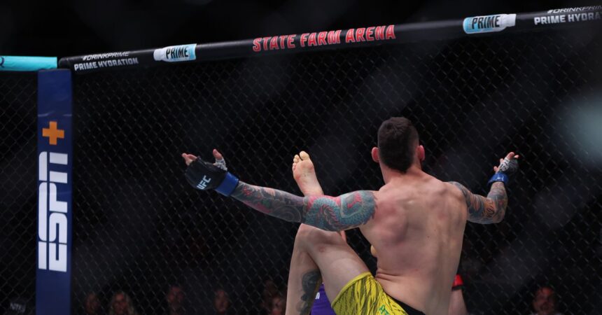 Anthony Smith accuses Rodolfo Bellato of faking knockout ‘trying to get a cheap win’ after illegal upkick