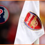 Arsenal logo at the Emirates Stadium