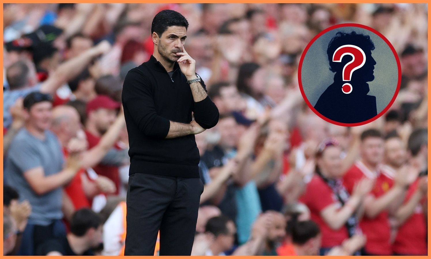 Arsenal manager Mikel Arteta during the 2-2 draw with Liverpool at Anfield