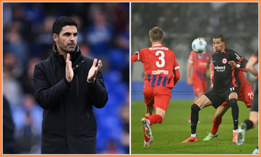 Mikel Arteta and Hugo Ekitike