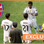 Rodrygo Goes with his Real Madrid teammates