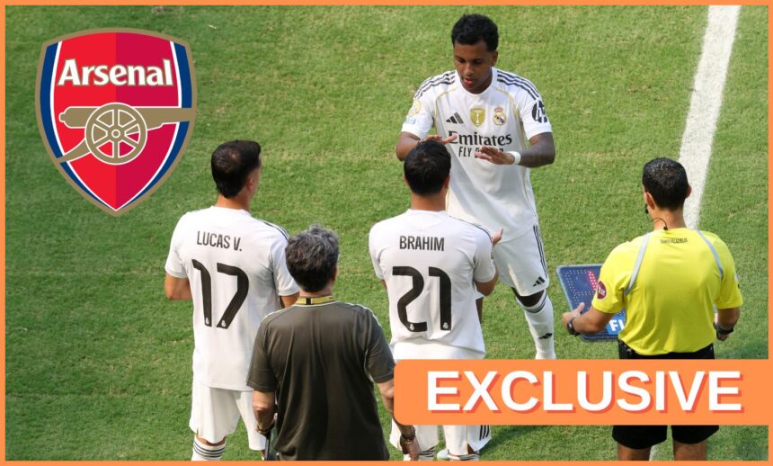 Rodrygo Goes with his Real Madrid teammates