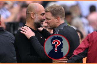 Pep Guardiola and Eddie Howe