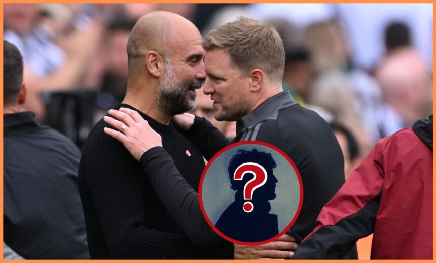 Pep Guardiola and Eddie Howe