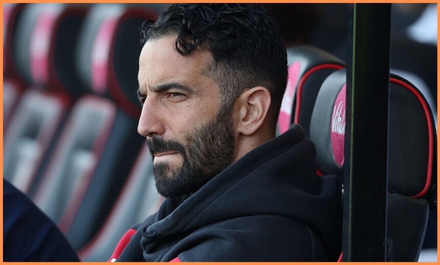 Man United manager Ruben Amorim