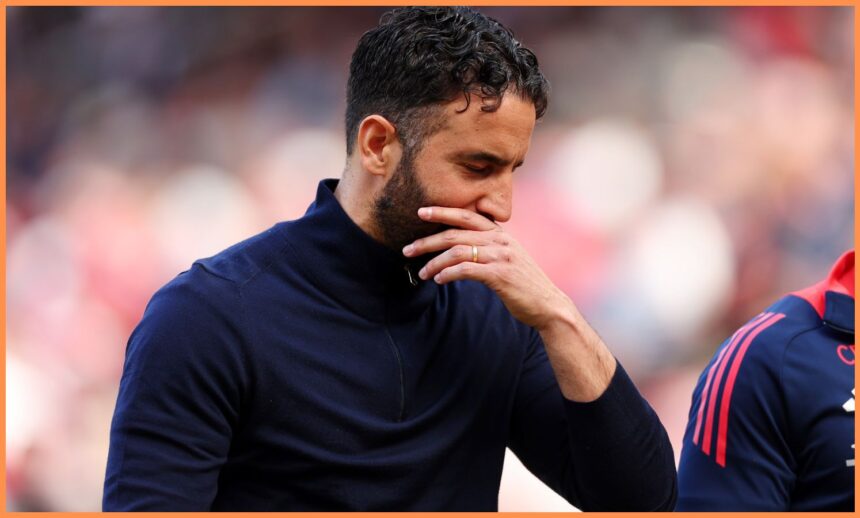 Man United manager Ruben Amorim