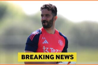 Man United manager Ruben Amorim