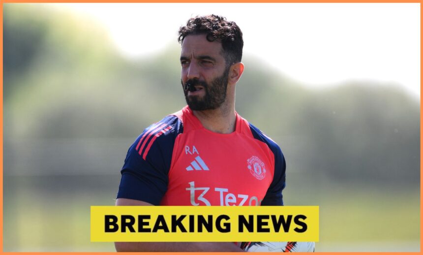 Man United manager Ruben Amorim