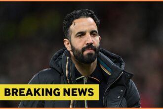 Man United manager Ruben Amorim