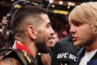 Dana White upset Paddy Pimblett was allowed in cage for Ilia Topuria faceoff: ‘That should have never happened’