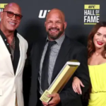 Emily Blunt and The Rock on Honoring Mark Kerr and the Human Struggle Behind MMA at UFC Hall of Fame