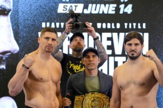 Glory 100 results: Verhoeven vs. Vakhitov