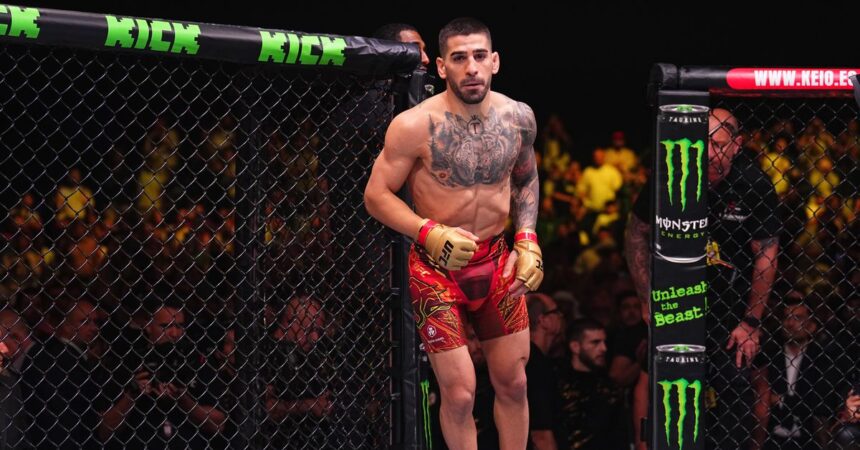 Ilia Topuria teases finish of Charles Oliveira at UFC 317: ‘Submitting him or knocking him out?’