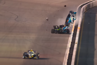 Josef Newgarden escapes terrifying airborne crash in Gateway IndyCar round