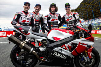 PICTURES: Yamaha unveils special 70th anniversary Dutch MotoGP livery