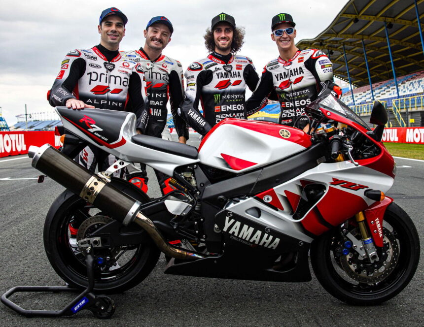 PICTURES: Yamaha unveils special 70th anniversary Dutch MotoGP livery