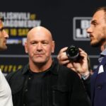 Renato Moicano jokes ‘old’ Beneil Dariush ‘is not dead, but I’ll kill him’ at UFC 317