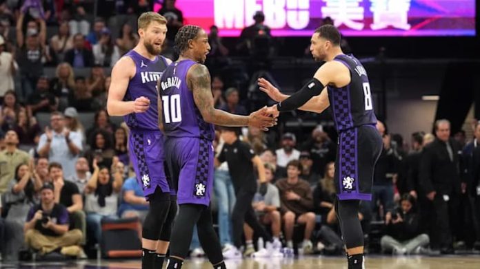 Sabonis DeRozan and LaVine pic