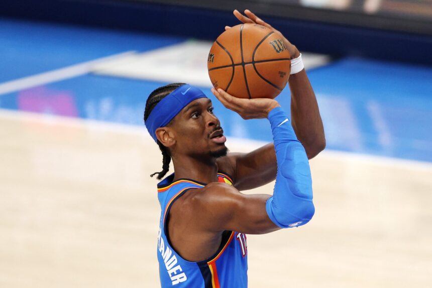 Shai Gilgeous-Alexander scoring in opening two NBA Finals games sets record, overtaking Allen Iverson and Michael Jordan