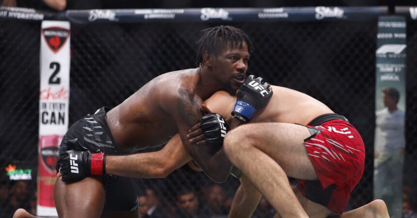 UFC 316 video: Kevin Holland calls out Colby Covington after tapping Vicente Luque with nasty D’arce choke