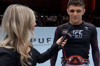Watch Mikey Musumeci claim inaugural UFC BJJ bantamweight title with heel hook submission