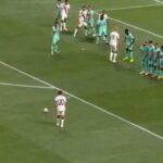 Teenage winger Claudio Echeverri opens Manchester City account with fantastic free-kick (Video)