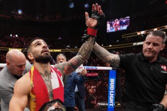 ‘Some Ali sh*t’: Dana White praises Ilia Topuria after star-making performance at UFC 317
