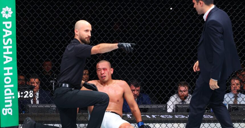 ‘That’s f*cking illegal’: Pros react to chaotic, foul-filled Jun Yong Park win at UFC Baku