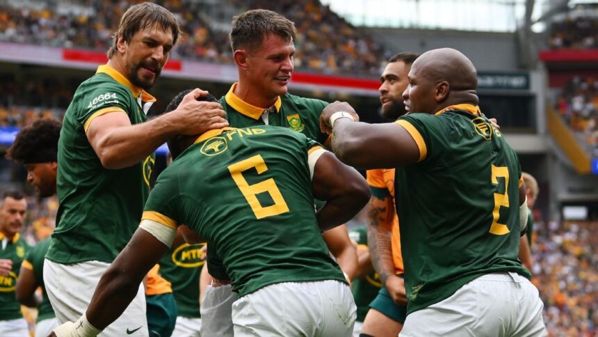 South Africa name squad without Faf de Klerk, Makazola Mapimpi for Rugby Championship fixtures vs. Australia