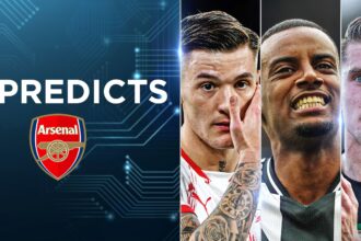 AI predicts how many goals Sesko, Isak & Gyokeres would score for Arsenal