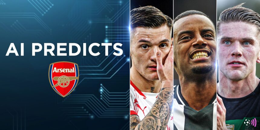 AI predicts how many goals Sesko, Isak & Gyokeres would score for Arsenal