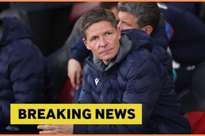 Crystal Palace manager Oliver Glasner