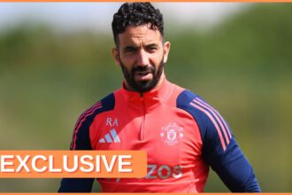 Man United manager Ruben Amorim